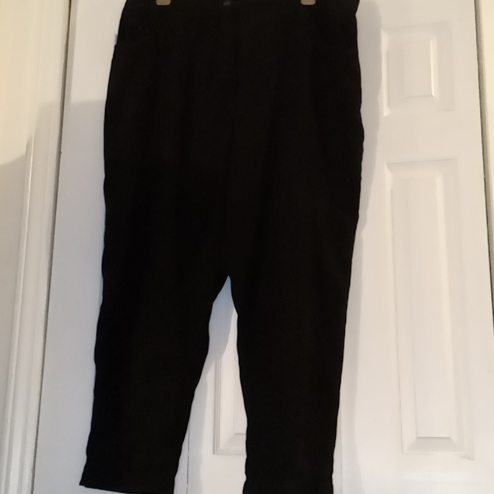 Plus size 24w Black Microfiber pants - Picture 2 of 4